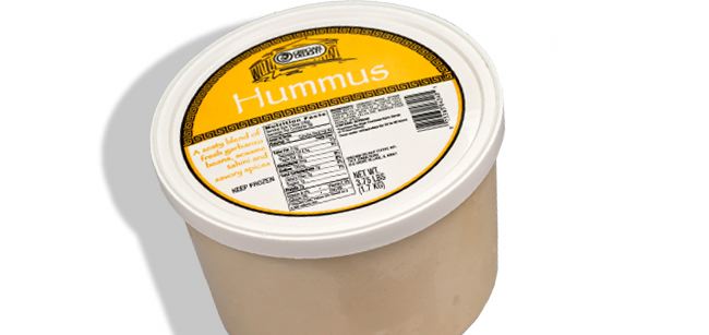 Hummus Plain 1/2 Gallon Tub Grecian Delight